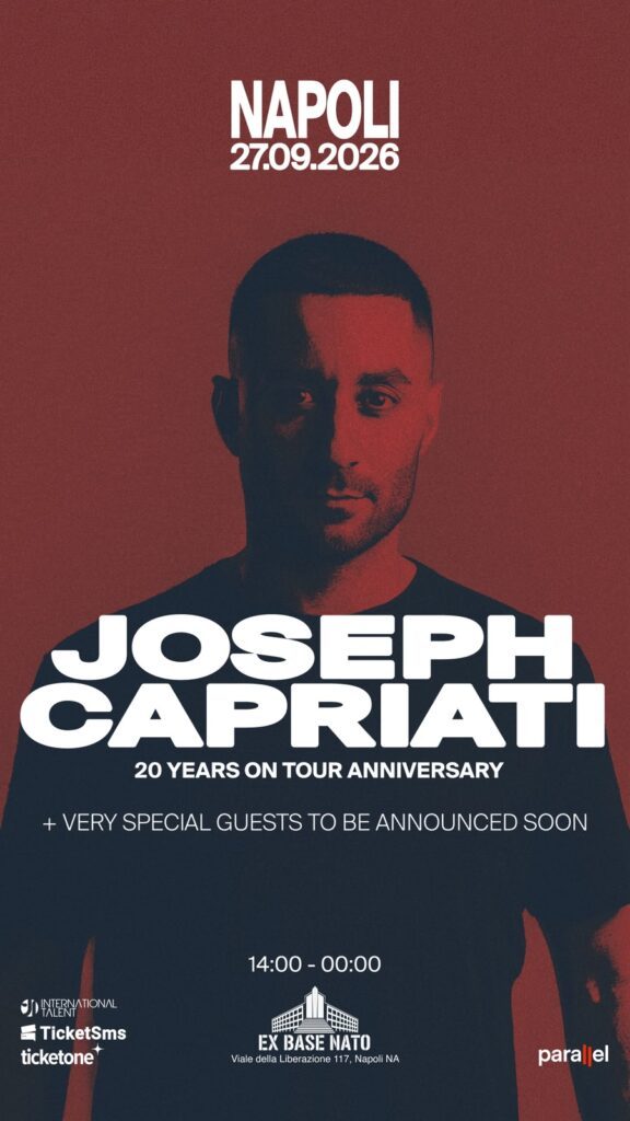 Joseph Capriati celebra 20 anni di carriera con un evento imperdibile a Napoli